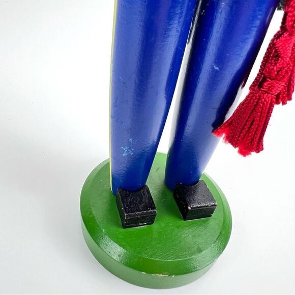 Vintage Classic Erzgebirge 11" Wooden Soldier Nutcracker Made In Germany - Picture 8 of 11